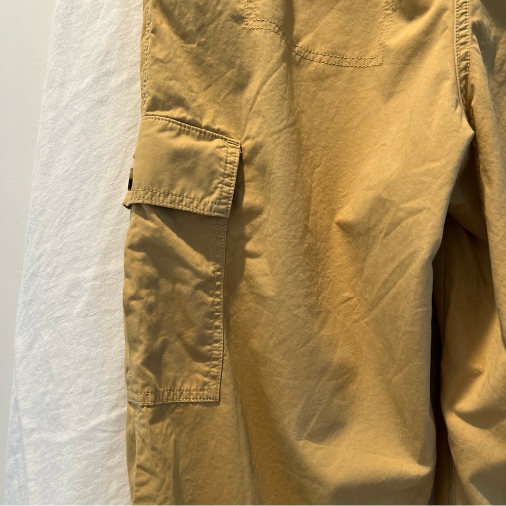 Anthropologie Avec Les‎ Filles Pants Medium Biege Elastic Waist Wide Leg Cargo - Picture 12 of 12